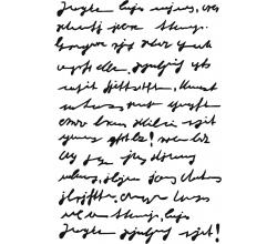 Stencil Schablone Brief